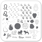 Leo (CjSZ-06) - CJS Small Stamping Plate